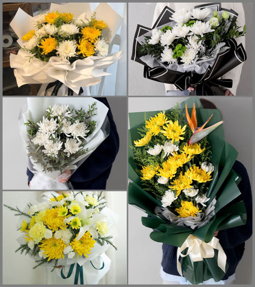 安徽淮南市潘集区潘集镇赵前村白事花束代送